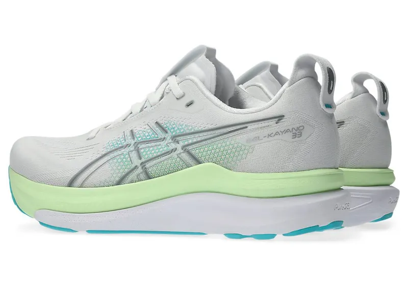 ASICS GEL-KAYANO 33 “White / Energy Aqua” (1011C167-100)