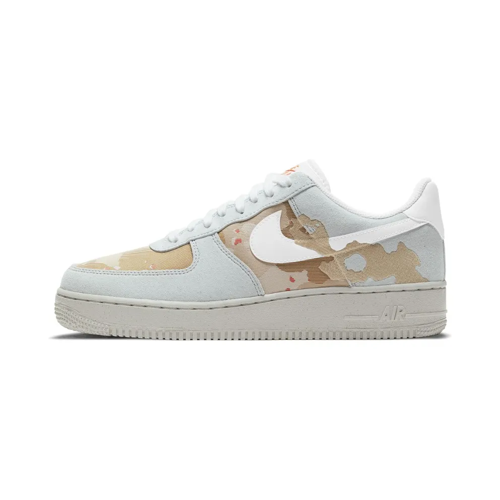 Nike Air Force 1 Low ’07 LX Embroidered Desert Camo Photon Dust/Photon Dust-Team Orange (DD1175-001)