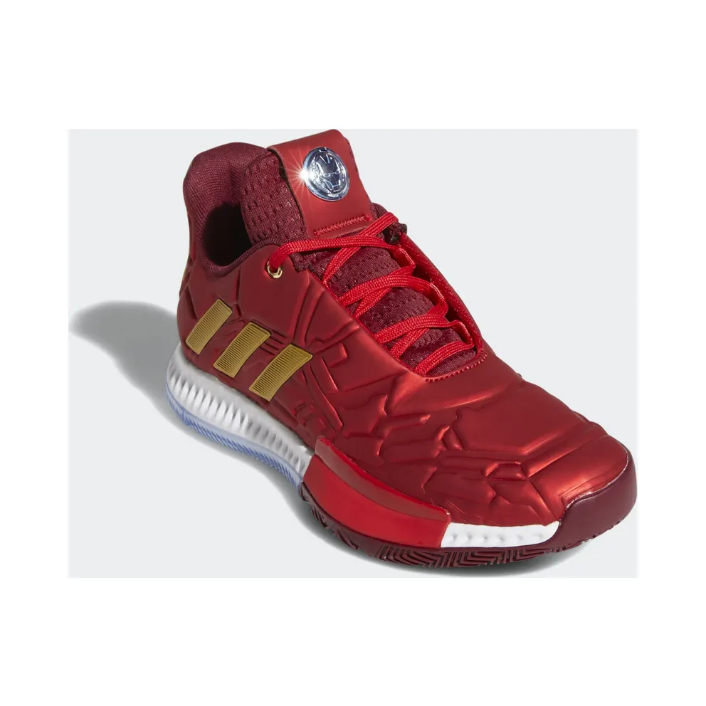adidas Harden Vol. 3 Marvel Iron Man (Youth) Scarlet/Collegiate Burgundy/Gold Metallic (EG2626)