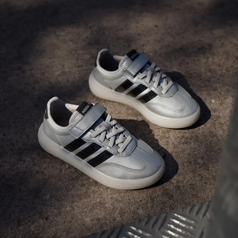 Adidas BARREDA DECODEREN Shoes Kids Silver Metallic / Core Black / Chalk White (JP6719)