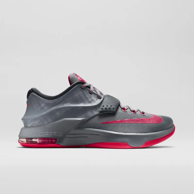 Nike KD 7 Calm Before the Storm Grey/Hyper Punch/Light Magnet Grey (653996-060)