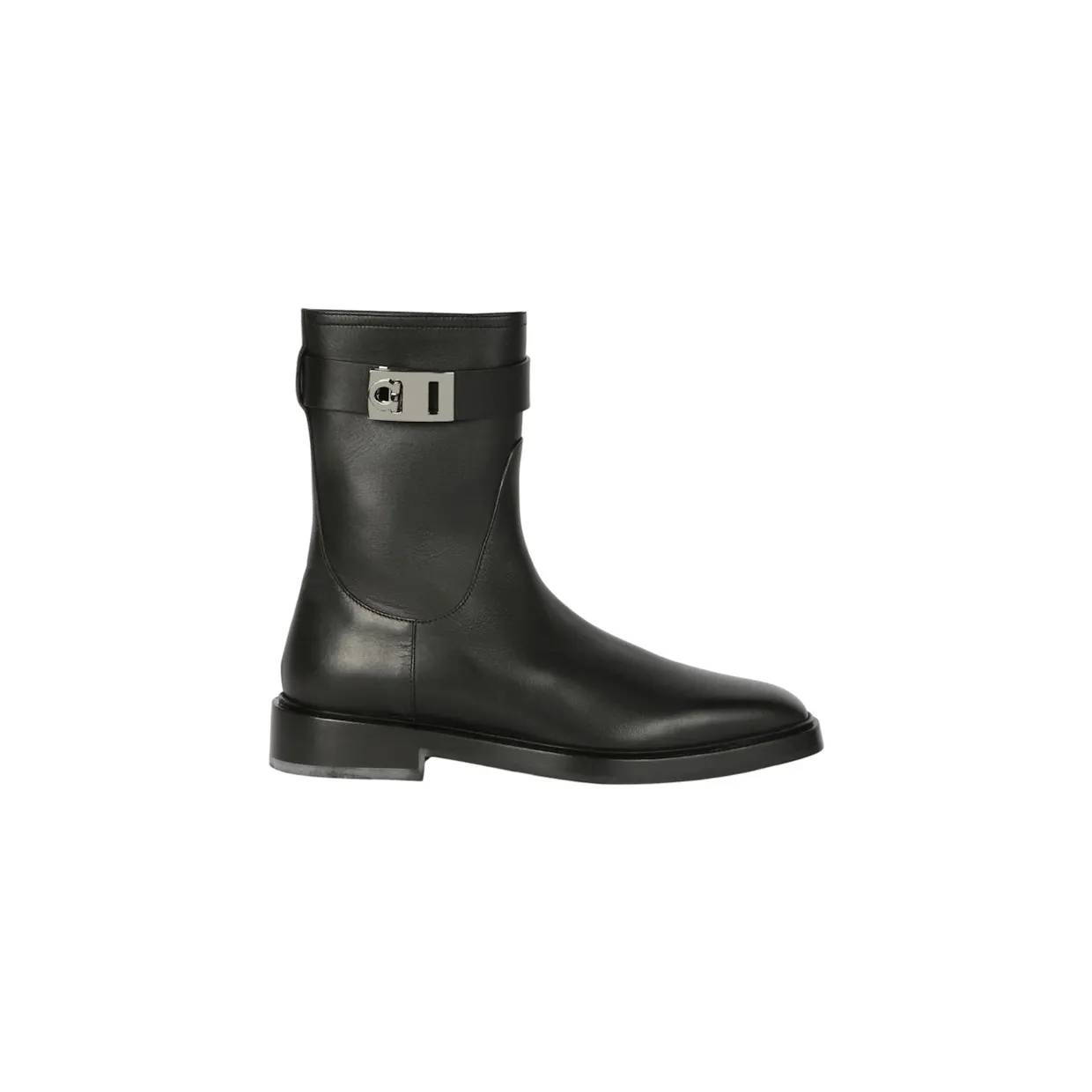 Ferragamo Hug Buckle Ankle Boots Black (01G073-764002-1C)