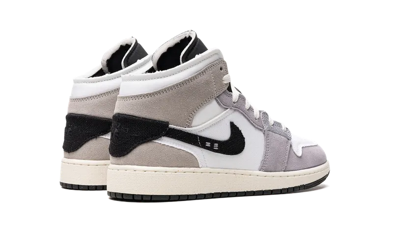 Air Jordan 1 Mid SE Craft GS “Cement Grey” (FD9091-002)