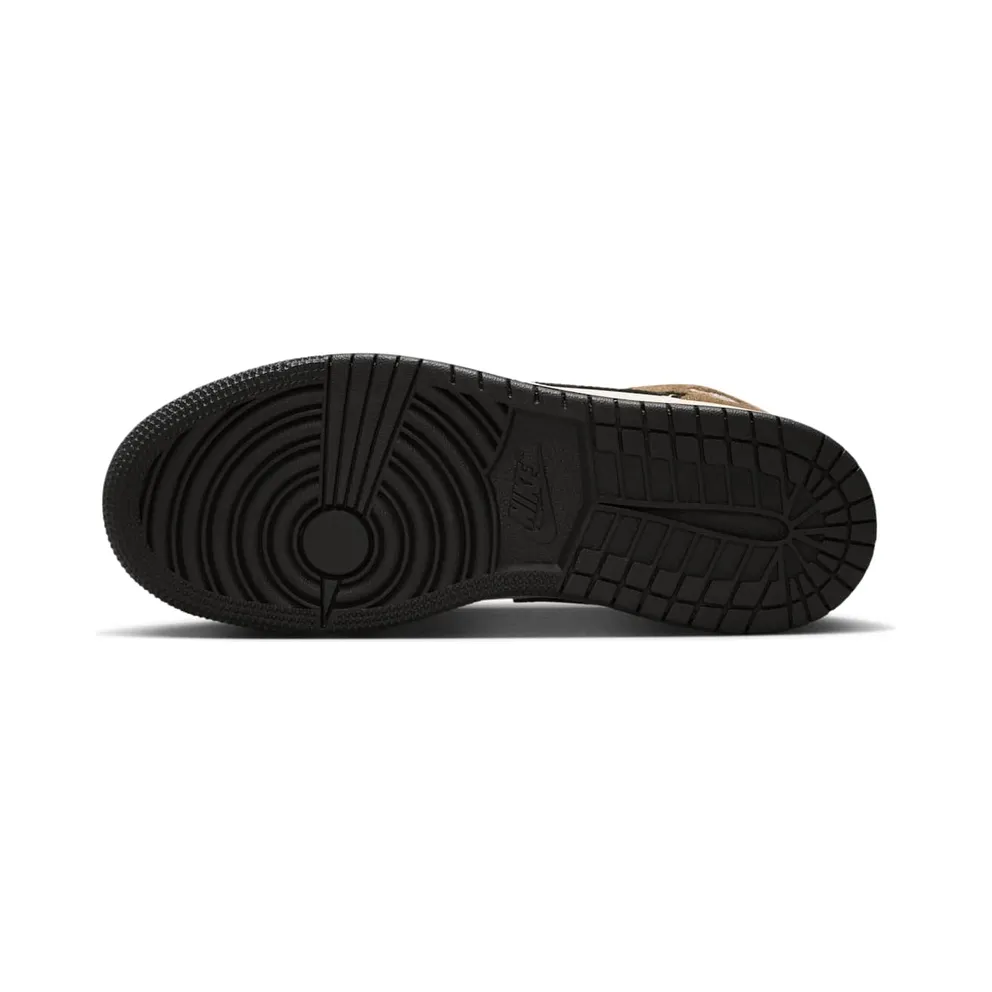 Air Jordan 1 Mid “Black / Palomino / University Red / Phantom” (DQ8423-007)