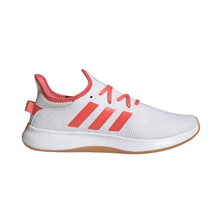 adidas Cloudfoam Pure Cloud White Preloved Scarlet Grey (JI4877)
