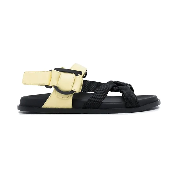 Ferragamo Gancini Touch-Strap Sandals Yellow (01C089745454)