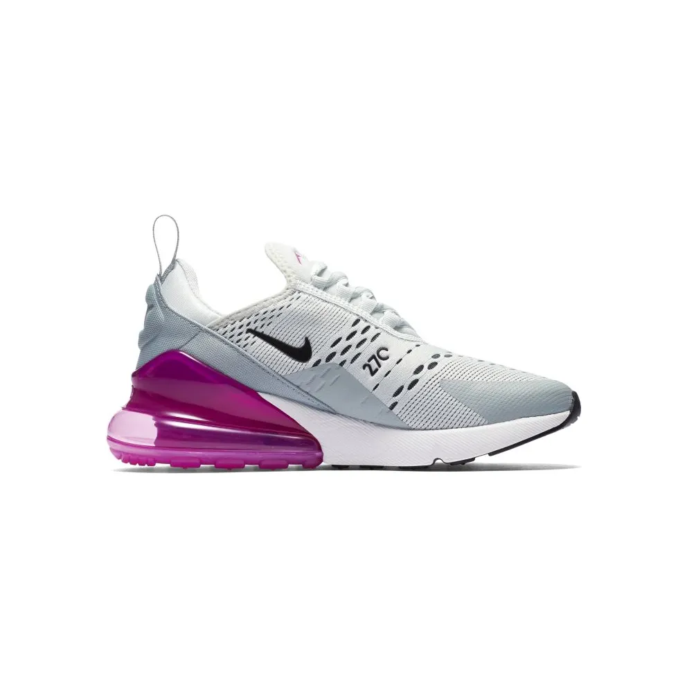 Nike Air Max 270 Barely Grey Fuchsia (W) Barely Grey/Black-Light Pumice-Fuchsia Blast-Black (AH6789-004)