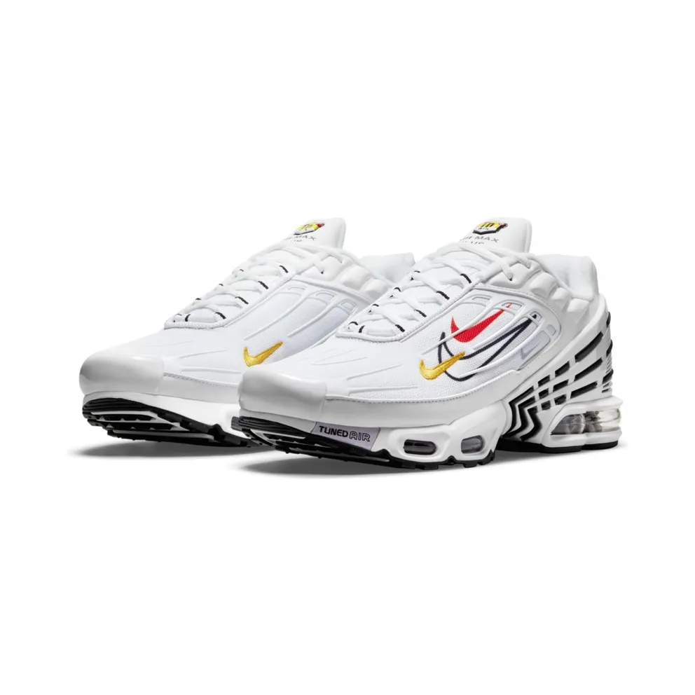 Nike TN Air Max Plus 3 Multi Swoosh White (2021) (DN6993-100)