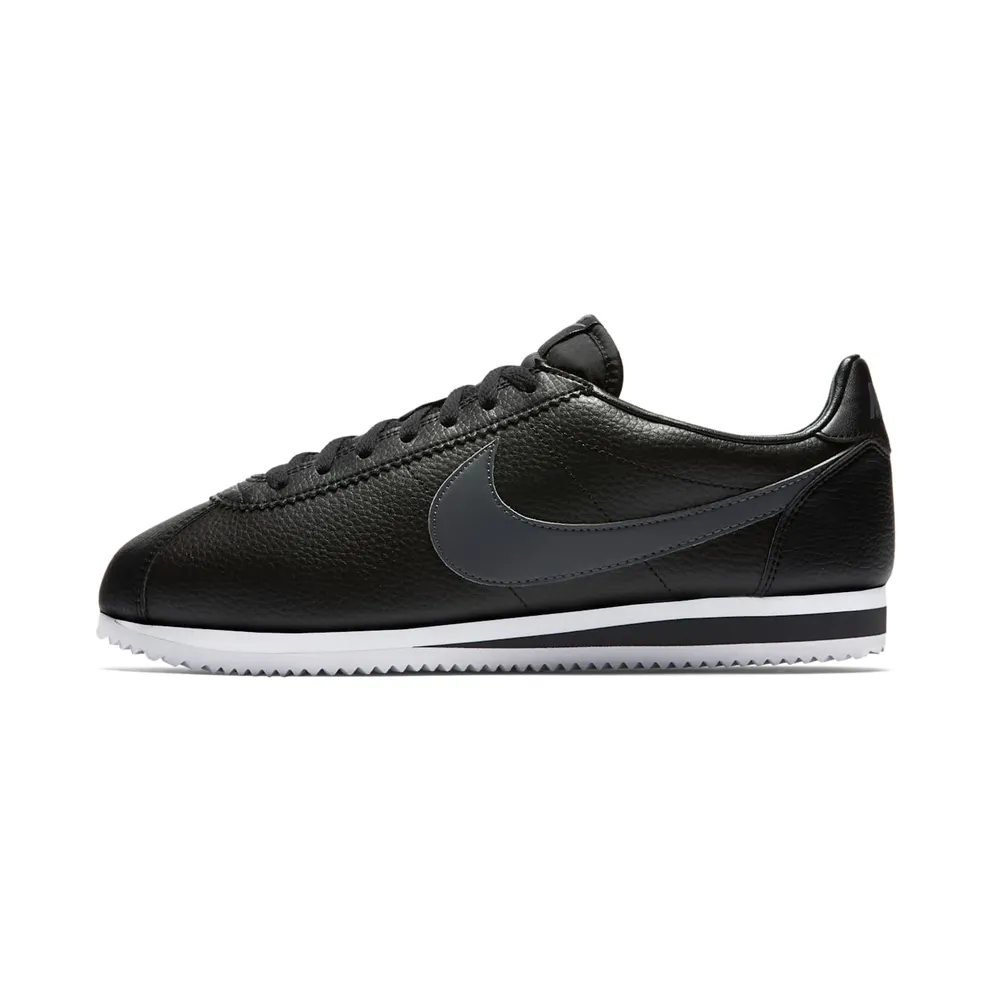 Nike Classic Cortez Leather Black/Dark Grey-White (749571-011)