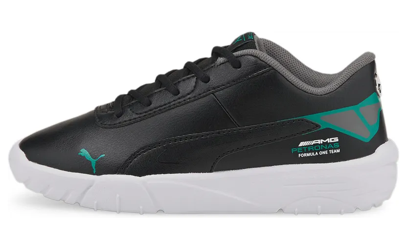 Puma Mercedes F1 Drift Cat Delta V motorsportschoenen kinderen Zwart/Groen (306921-04)