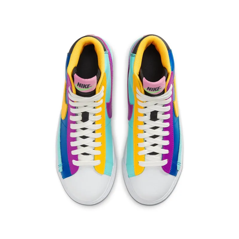 Nike Blazer Mid Multi-Color (GS) Battle Blue/Aurora-Vivid Purple-Laser Orange (CZ9441-400)