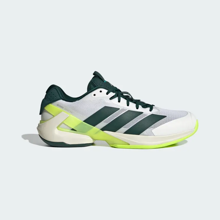 adidas Adizero Ubersonic 5 Tennis “Cloud White / Aurora Ivy / Lucid Lemon” (JR2714)