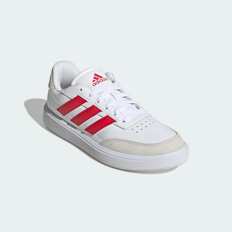 Adidas Courtblock Cloud White / Pure Ruby / Off White (JP5342)