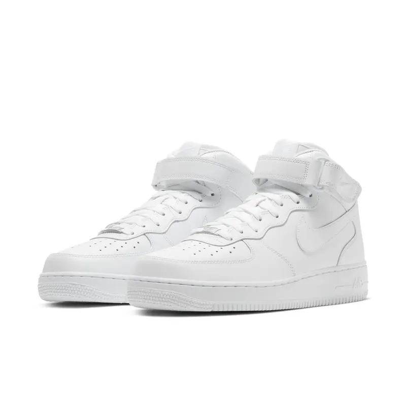 Nike Air Force 1 Mid White ’07 White/White (315123-111)