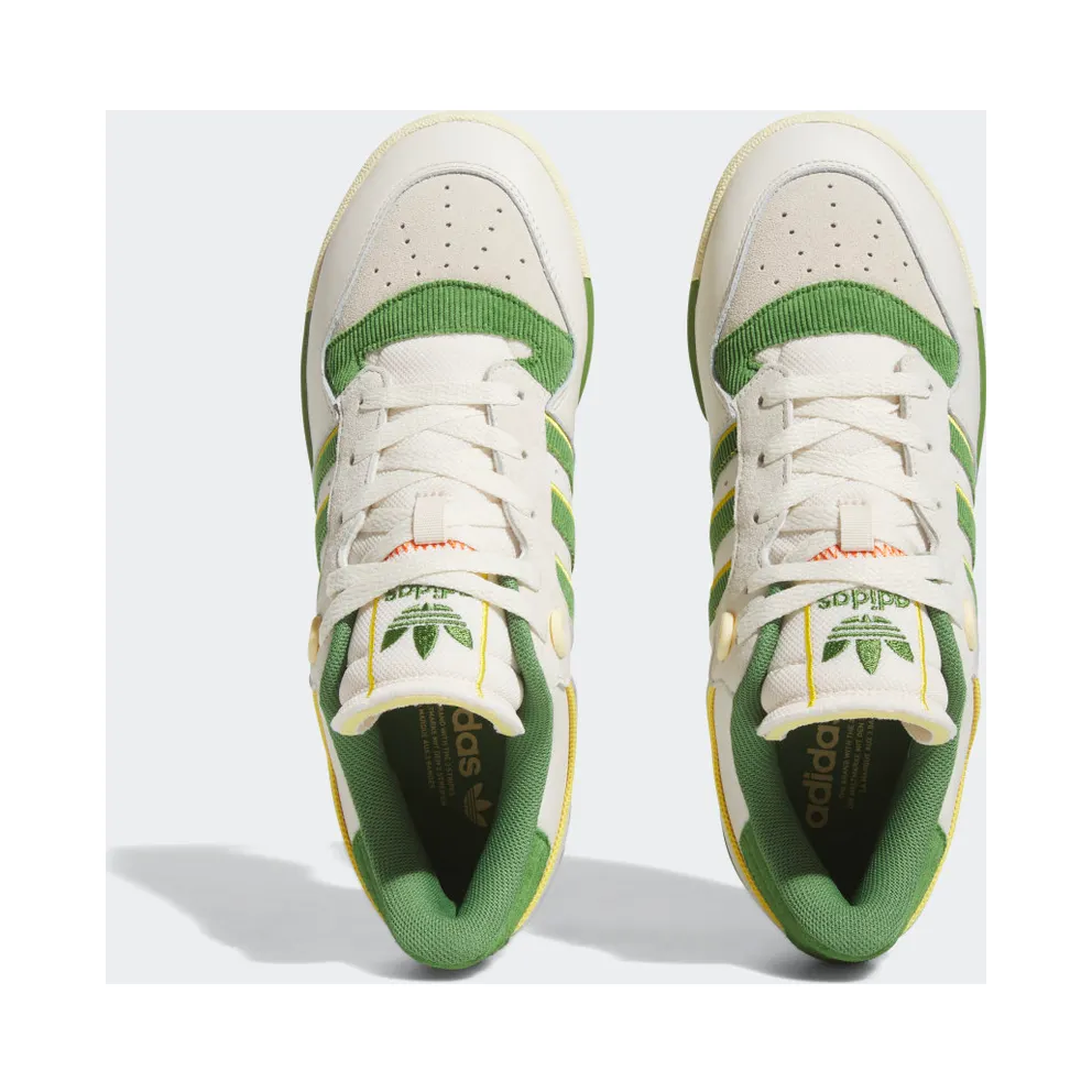 Adidas Rivalry Low 86 Chalk White / Crew Green / Hazy Yellow (FZ6318)
