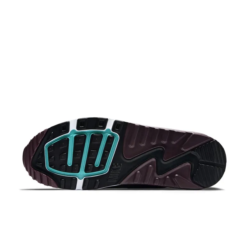 Nike  Air Max Lunar90 Burgundy-Herringbone Deep Burgundy/Hyper Jade/Challenge Red (705068-600)