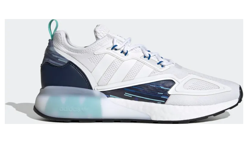 adidas ZX 2K Boost Cloud White / Cloud White / Collegiate Navy (H05148)
