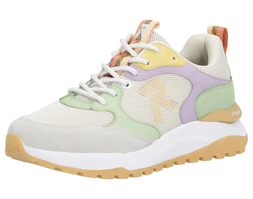 Rieker sneaker Sand / Honing / Lichtgroen / Lichtlila (6000069739C70)