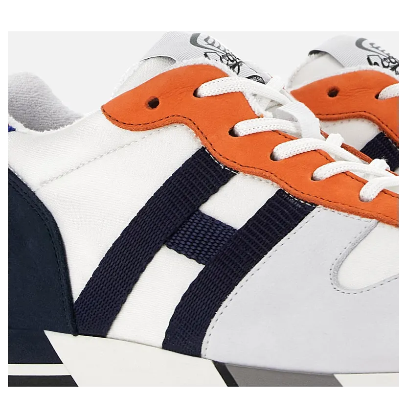 Sneakers Hogan H383 White Orange Blue (HXM3830AN52S8J945S) (5)