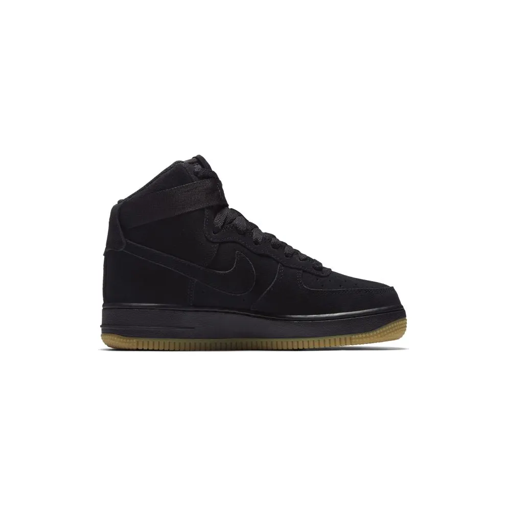 Nike Air Force 1 High Suede Black Gum (GS) Black/Gum Light Brown-Black (807617-002)