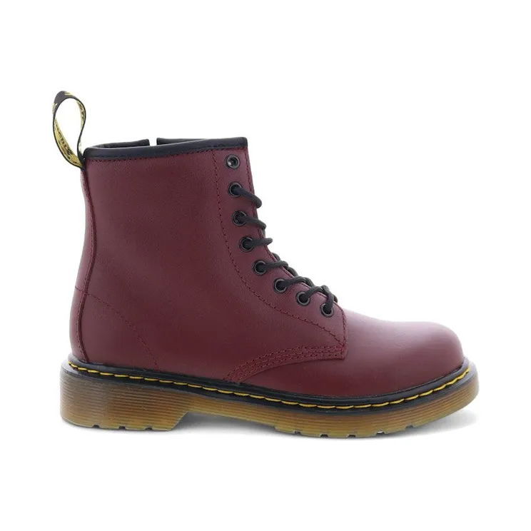 Dr. Martens 1460 Softy Leather Lace Up Boots Cherry Red (15382601)