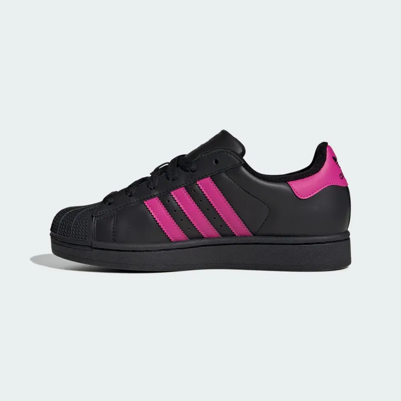 Adidas Superstar II Core Black / Semi Lucid Fuchsia / Core Black (JS1339)
