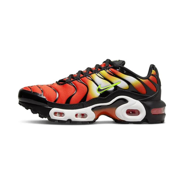 Nike Air Max Plusen “Team Orange / Volt / University Gold / Black” (DR8675-800)