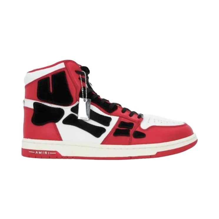 AMIRI Skel Top Hi Red White (AW22MFS002610)