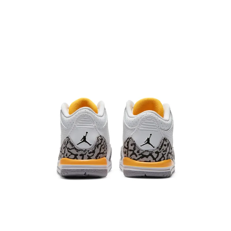 Jordan 3 Retro Laser Orange (TD) White/Black-Laser Orange-Cement Grey (654964-108)
