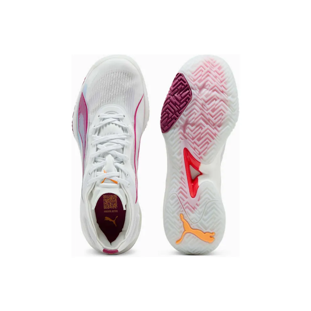 Puma Accelerate NITRO SQD 4 White Berry Lilaccrush Hautetropic Heatfire (108444-01)