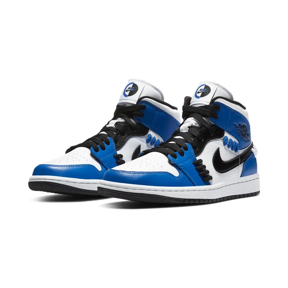 Jordan 1 Mid Sisterhood (W) Game Royal/Black-White (CV0152-401)