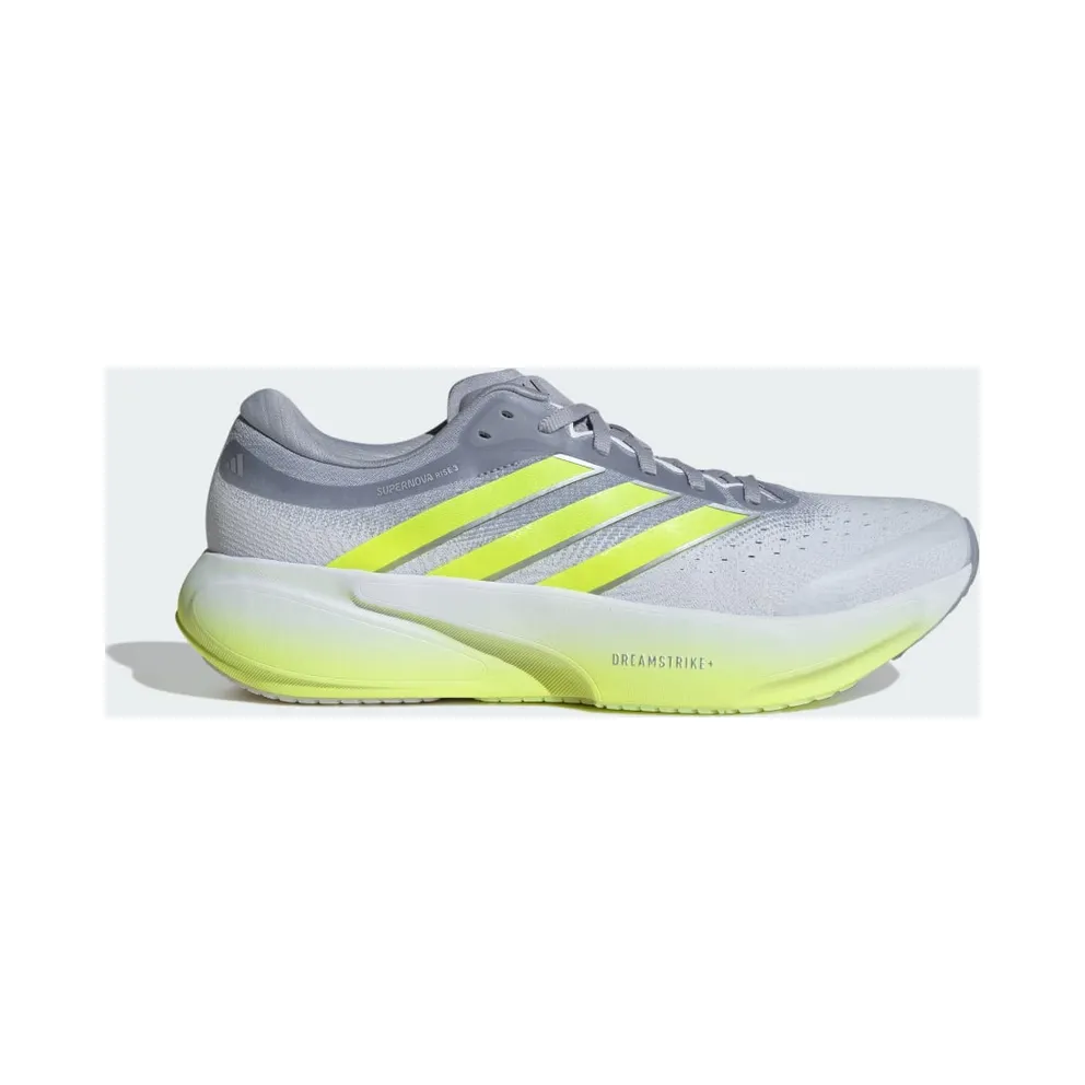 Adidas Supernova Rise 3 Running Shoes Halo Silver / Solar Yellow / Cloud White (KK1206)