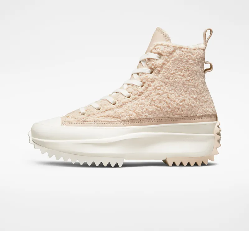 Converse Run Star Hike Platform Sherpa Farro/farro/egret