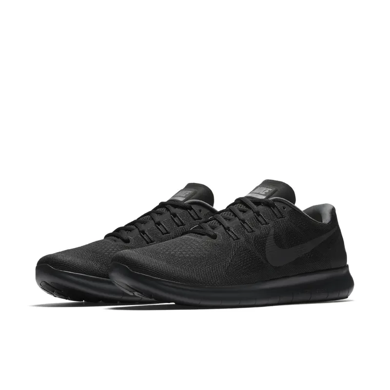 Nike Free RN 2017 Triple Black Black/White-Dark Grey-Anthracite (880839-003)