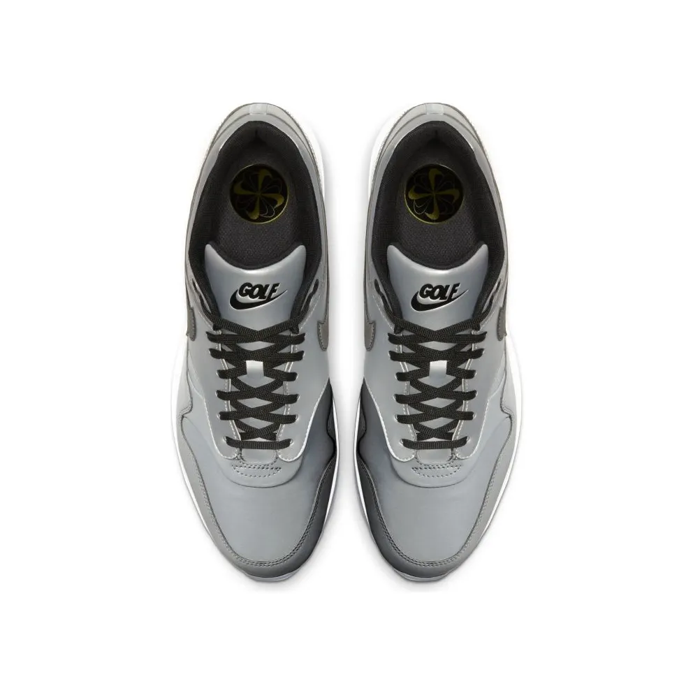 Nike Air Max 1 Golf Reflectivity Reflect Silver/Metallic Platinum-Opti Yellow-Black (BQ4804-005)