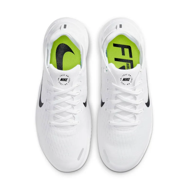 Nike Free RN 2018 White White/Black (942836-100)