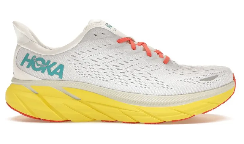 Hoka One Clifton 8 Blanc De Blanc Illuminating Yellow (1119393-BDBI)