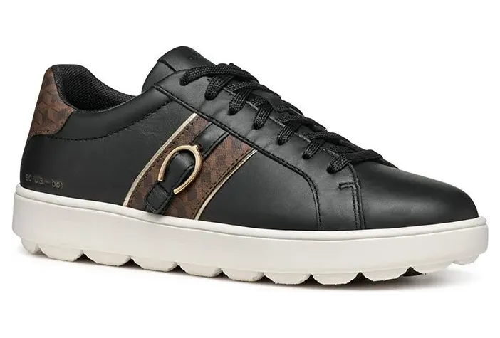 Geox sneaker Black / Dark Brown (D46WEA08504-C9229)