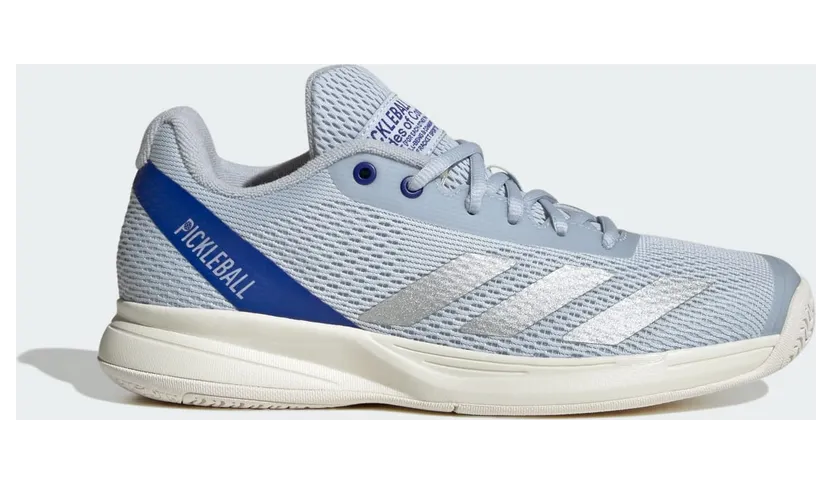 Adidas COURTFLASH PICKLEBALL SHOES Halo Blue / Silver Metallic / Lucid Blue (JQ3248)