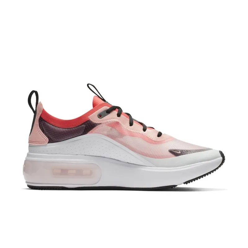 Nike Air Max Dia Flash Crimson (W) Off White/Black-White-Flash Crimson (AV4146-100)