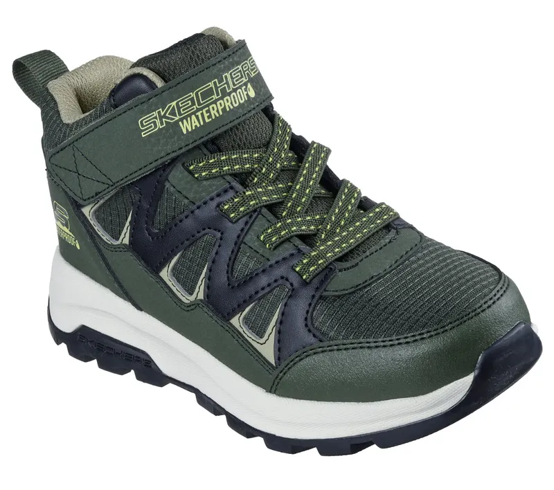 Skechers Waterproof: Storm Blazer – Drizzle Squad Sneaker Olijf/Black