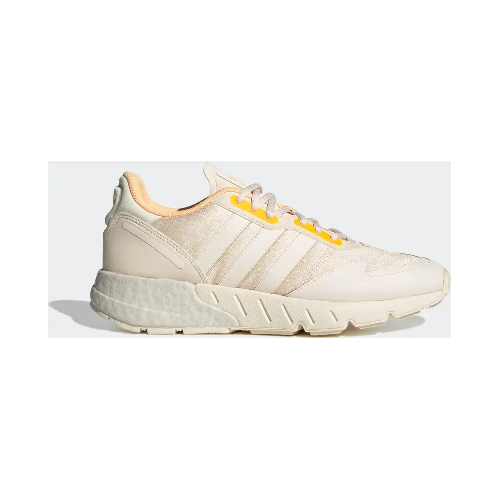 adidas ZX 1K Boost Schuh Wonder White / Wonder White / Acid Orange (GZ9173)