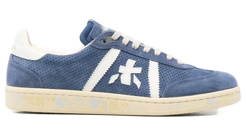 Premiata met geperforeerd logo “Blue” (BONNIEVAR8033)