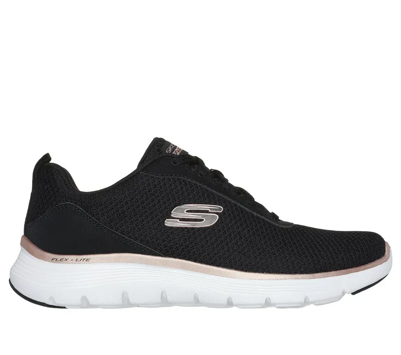 Skechers Flex Appeal 5.0 – Uptake Sneaker Black/Roos Gold