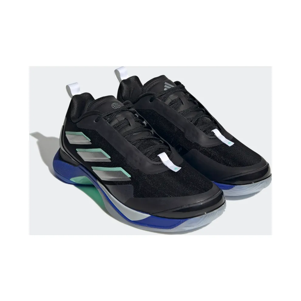 adidas AVACOURT Shoes Core Black / Silver Metallic / Lucid Blue (HQ8402)