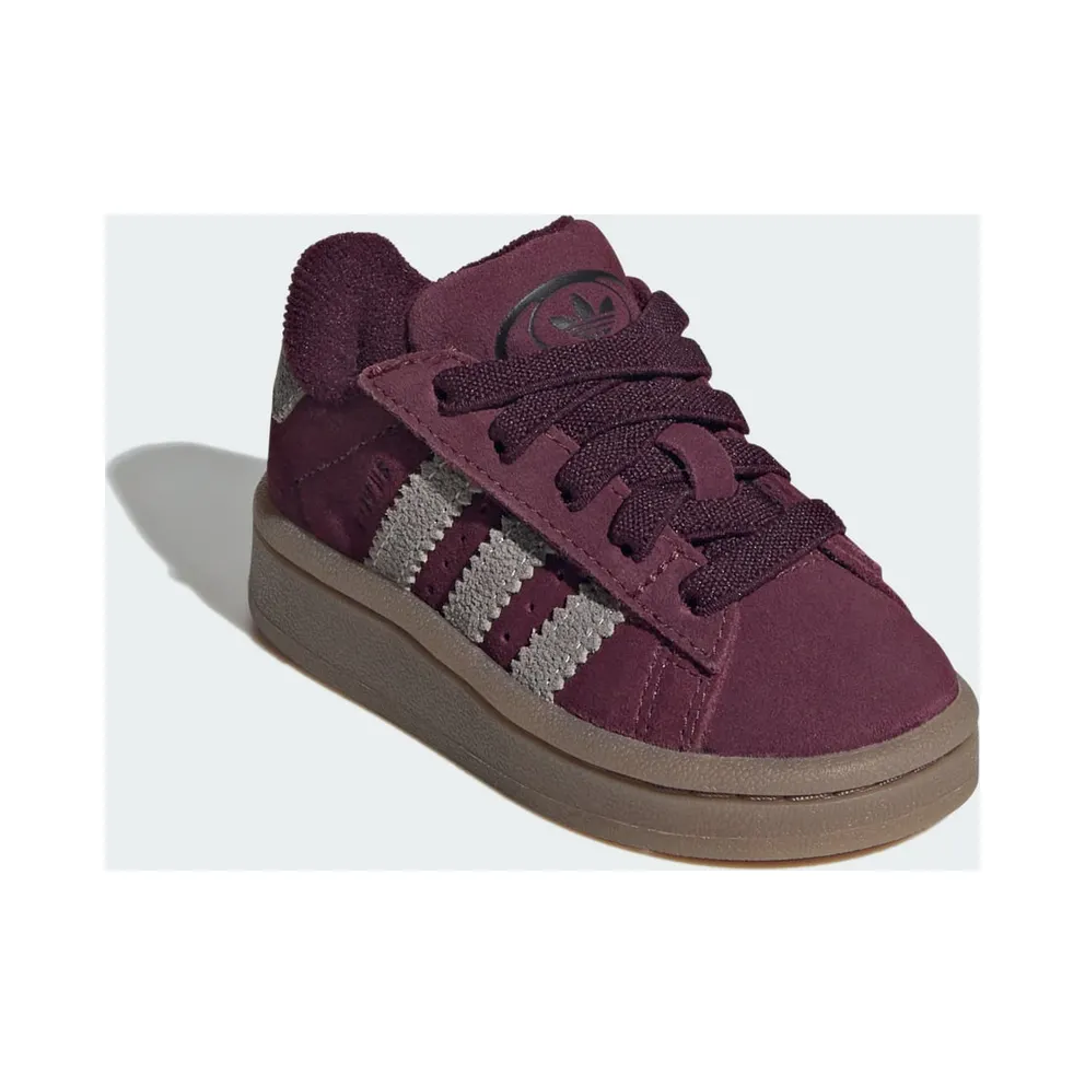 Adidas CAMPUS 00s COMFORT CLOSURE ELASTIC LACE Shoes Maroon / Khaki Three / Gum (KI9407)