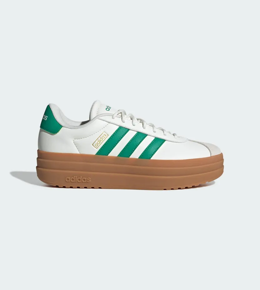 Adidas VL Court Bold Core White / Court Green / Gold Metallic (JQ7832)