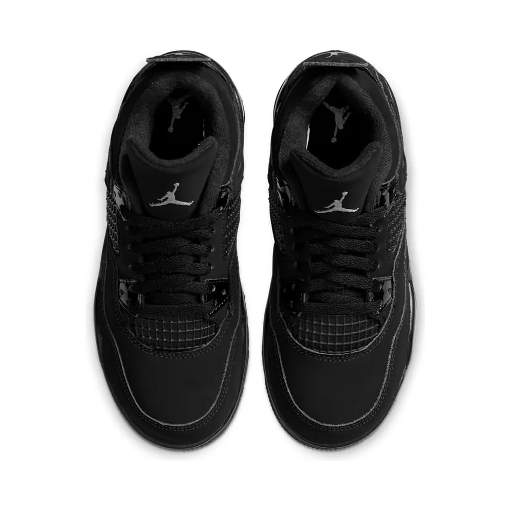 Jordan 4 Retro Black Cat 2020 (PS) Black/Black-Light Graphite (BQ7669-010)