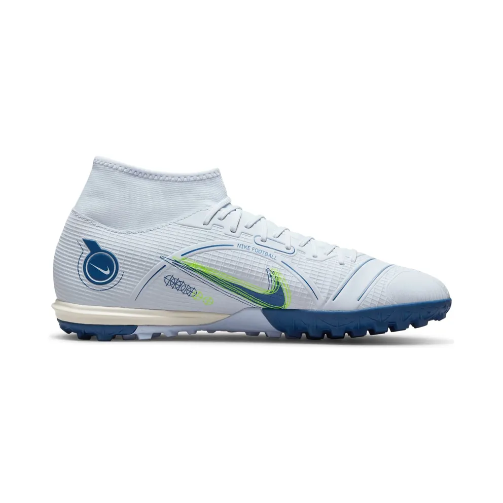 Nike Superfly 8 Academy TF Football Grey Light Marine (DJ2878-054)