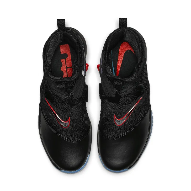 Nike LeBron Soldier 12 FlyEase Black Black University Red Black (AV3812-004)